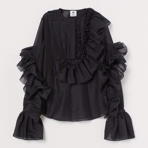 Voluminous Ruffle Blouse